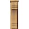 Ekena Millwork Pescadero Rough Sawn Corbel w/Backplate, Western Red Cedar, 8"W x 12"D x 28"H COR08X12X28PEC01RWR - alternate 4